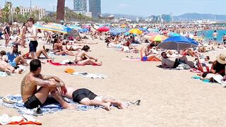 Barcelona beach walk/ beach Sant Miquel ????️walking Spain best beaches