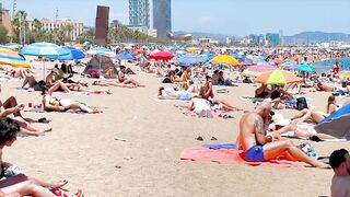 Barcelona beach walk/ beach Sant Miquel ????️walking Spain best beaches