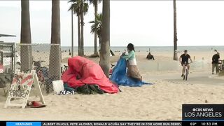 With nowhere to go, homeless encampments return to Venice Beach