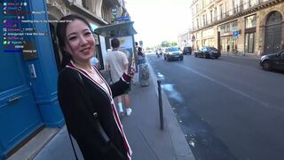 Fuslie Goes LEAKSLIE 5 Minutes Into Her IRL PARIS STREAM