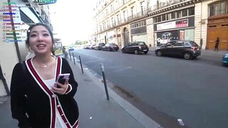 Fuslie Goes LEAKSLIE 5 Minutes Into Her IRL PARIS STREAM