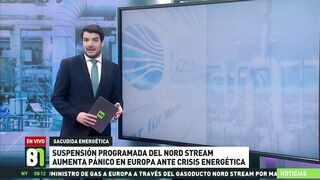 Suspensión programada del Nord Stream aumenta el pánico en Europa ante la crisis energética