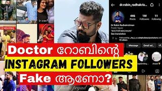 doctor robin's instagram followers fake or real.? / dilrob / biggboss season 4