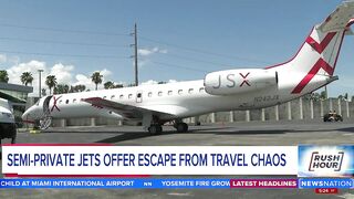 Semi-private jets offer escape from travel chaos | Rush Hour