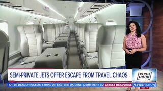 Semi-private jets offer escape from travel chaos | Rush Hour