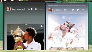 Famous Celebrities & Athletes React to Novak Djokovic Winning 21st Grand Slam , Wimbledon 2022