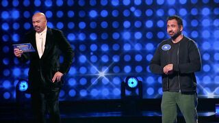 Kal Penn and Christina Freeman Modi Play Fast Money - Celebrity Family Feud