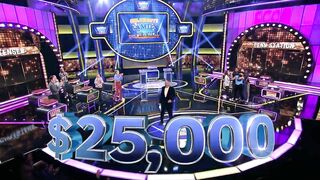 Kal Penn and Christina Freeman Modi Play Fast Money - Celebrity Family Feud