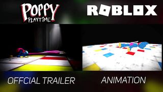 Poppy Playtime Chapter 2 Trailer (MOB Games) VS ROBLOX Version