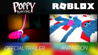 Poppy Playtime Chapter 2 Trailer (MOB Games) VS ROBLOX Version