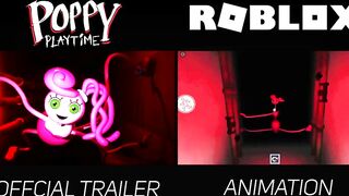 Poppy Playtime Chapter 2 Trailer (MOB Games) VS ROBLOX Version