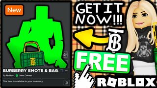 FREE EMOTE! HOW TO GET BURBERRY LOLA ATTITUDE - GEM (ROBLOX BURBERRY EVENT)