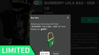 FREE EMOTE! HOW TO GET BURBERRY LOLA ATTITUDE - GEM (ROBLOX BURBERRY EVENT)