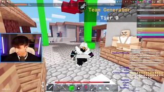 ????@MiniBloxia Got CAUGHT IN 4K Of Using Autoclicker On STREAM! ???????????? (roblox bedwars) ????