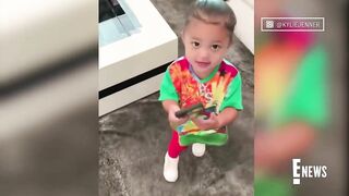 See Stormi Beatboxing in Kylie Jenner's TikTok Video | E! News
