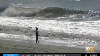 Surfer bitten by shark at Smith Point Beach, Long Island