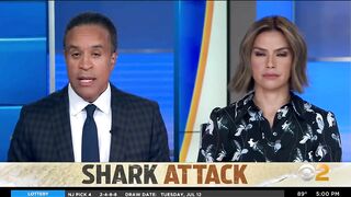 Surfer bitten by shark at Smith Point Beach, Long Island