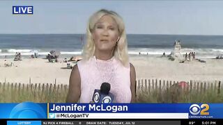 Surfer bitten by shark at Smith Point Beach, Long Island