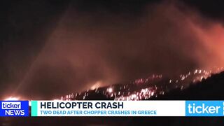 Two dead after helicopter crashes off of Greek beach