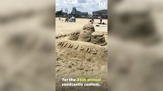 N.J. beach town hosts 35th annual sandcastle contest