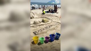 N.J. beach town hosts 35th annual sandcastle contest