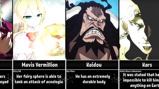 Anime Characters With Insane Defensive Powers