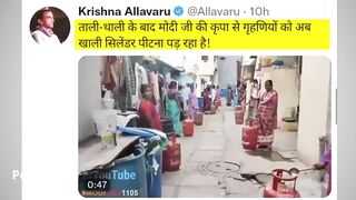 PM Modi Trolled On Hike LPG Gas Price | Modi Funny Video | Andhbhakt funny @Peaceful Voice