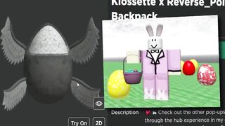 FREE ACCESSORY! HOW TO GET Klossette x Reverse_Polarity Backpack! (ROBLOX Klossette Showcase Event)