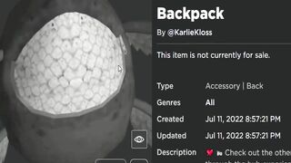 FREE ACCESSORY! HOW TO GET Klossette x Reverse_Polarity Backpack! (ROBLOX Klossette Showcase Event)