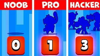 NOOB vs PRO vs HACKER ???? Brawl Stars