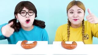 Kielbasa Sausage Challenge & Spam, Vienna Sausage Skewers, Giant Sausage Mukbang by HIU 하이유