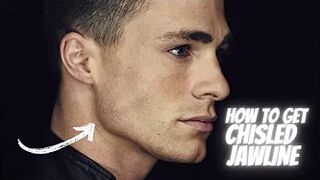 HOW TO GET A CHISELED JAWLINE - Top 3 Methods Used By Models!