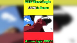 DBZ vs OPM worst Logic ever // DBZ is the worst Anime // #saitama #goku #cosmicgarou #comics