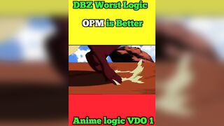 DBZ vs OPM worst Logic ever // DBZ is the worst Anime // #saitama #goku #cosmicgarou #comics