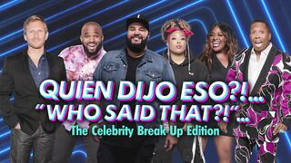 Our Hosts Guess that Celebrity Breakup in the Fun Game, "Quien Dijo Eso?!" (Who Said That?!)