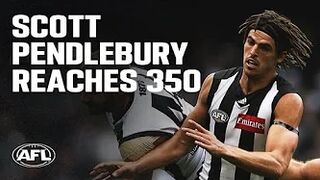 Collingwood great Scott Pendlebury reaches 350 games | AFL