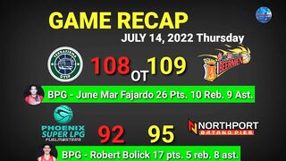 PBA update today | Standings | Games Schedule July 15 to July 22 | Philippine Cup 2022