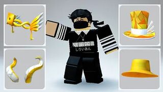 GET THESE ROBLOX GOLDEN FREE ITEMS RIGHT NOW! EVENT ITEMS!