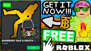 FREE EMOTE! HOW TO GET BURBERRY LOLA ATTITUDE - BLOOM (ROBLOX BURBERRY EVENT)