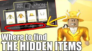 Where to find the HIDDEN ITEMS!!! (BLOXYS 2022)