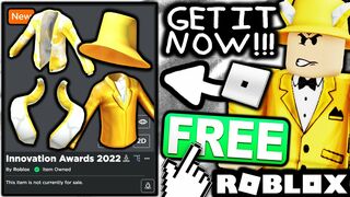 FREE ACCESSORIES! HOW TO GET Gold ‘n’ White Horns, Golden Hat & Jackets! (ROBLOX INNOVATION AWARDS)