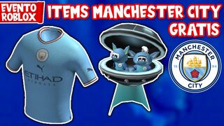 CONSIGUE CAMISETA DE MANCHESTER CITY y MOONSHIP GRATIS en ROBLOX | EVENTO ROBLOX MAN CITY BLUE MOON