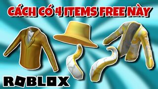 Hướng Dẫn Cách Lấy 4 Vật Phẩm Xịn Xò Từ Game Roblox Innovation Awards | ROBLOX