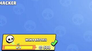 BRAWL STARS QUEST REWARDS - NOOB vs PRO vs HACKER / Animation