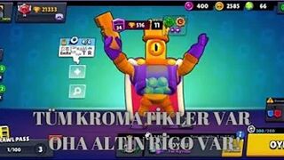 TÜM KROMATİKLERİN OLDUĞU ALTIN RİCOLU EFSANE YOPMAİL HESABI | BRAWL STARS EN İYİ YOPMAİL HESAPLARI