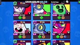 TÜM KROMATİKLERİN OLDUĞU ALTIN RİCOLU EFSANE YOPMAİL HESABI | BRAWL STARS EN İYİ YOPMAİL HESAPLARI