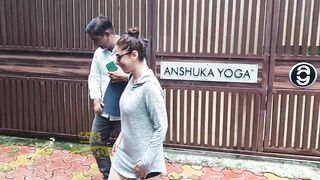 ADITI RAO HYDARI Beautiful Visuals SPOTTED POST YOGA CLASS IN KHAR | Mana Telugu