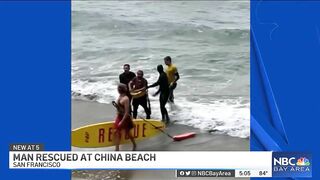 Man Rescued at San Francisco's China Beach