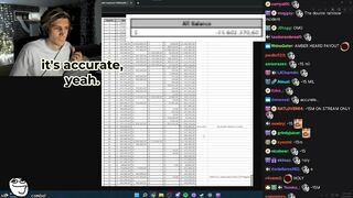 xQc look at his total lost report from Gamba on Stream