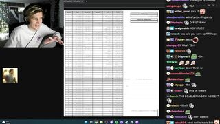 xQc look at his total lost report from Gamba on Stream